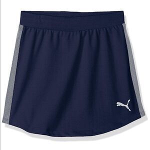 New w tags PUMA Logo Skirt Blue Gray Girls Sz 6